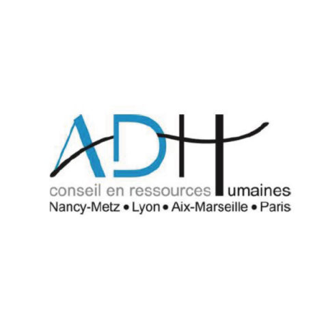 Logo de ADH, conseil en ressources humaines
